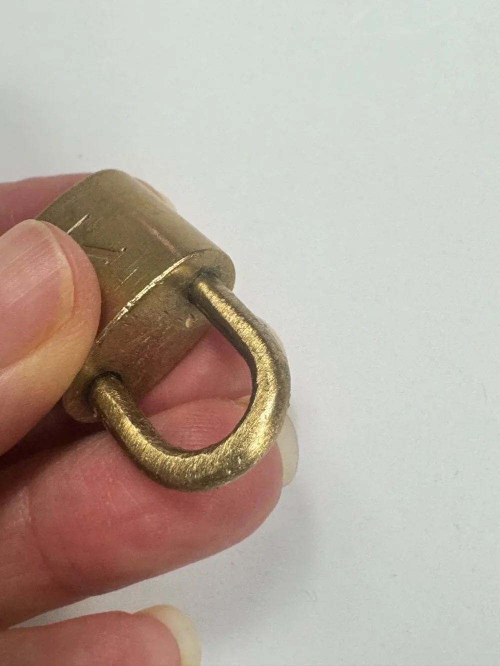 Authentic Louis Vuitton Lock No Key Gold Tone